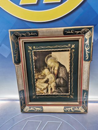 cuadro barroco, Botticelli, madonna on book, la virgen, en sus brazos