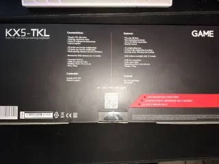 Teclado Mecánico GAME KX5-TKL RGB