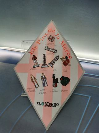 coleccionismo, pins, ELS PINS DE LA MERCE - BARCELONA - COLECCION 10 PINS