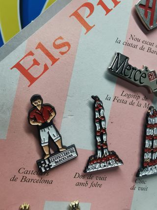 coleccionismo, pins, ELS PINS DE LA MERCE - BARCELONA - COLECCION 10 PINS