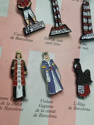coleccionismo, pins, ELS PINS DE LA MERCE - BARCELONA - COLECCION 10 PINS