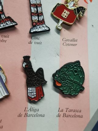 coleccionismo, pins, ELS PINS DE LA MERCE - BARCELONA - COLECCION 10 PINS