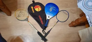 Lote 3 raquetas deportivas