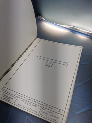 ministerio de educación y ciencia , 1968 , practicas de taller ,dictadura franquista