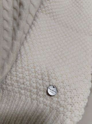 Jersey Pepe Jeans Blanco Cuello Alto