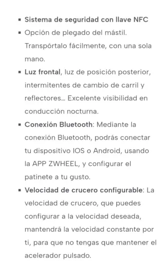 Patinete Eléctrico ZFOX MAX Homologado DGT