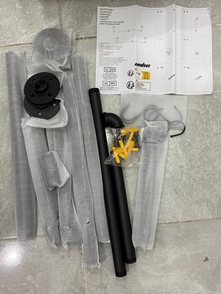 Kit Montaje Estante Pared Negro