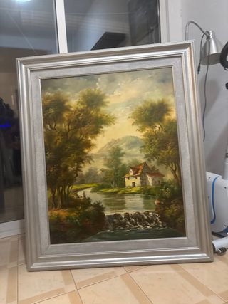 Cuadro Lluis Flotats Paisaje con Casa