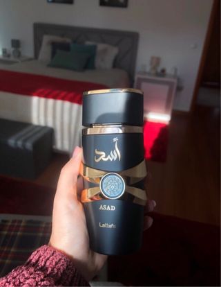 Perfume Lattafa Asad Preto Novo