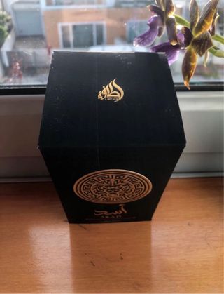 Perfume Lattafa Asad Preto Novo