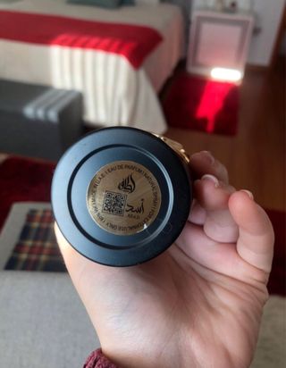 Perfume Lattafa Asad Preto Novo