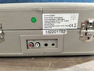 Tocadiscos Swingson On Stage Deco Bluetooth