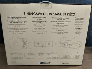 Tocadiscos Swingson On Stage Deco Bluetooth