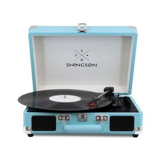Tocadiscos Bluetooth Swingson On Stage Azul