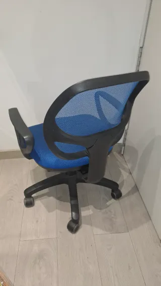 Silla de escritorio azul