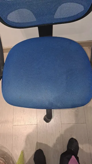 Silla de escritorio azul