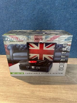 Tocadiscos Muse MT-102 UK, Azul