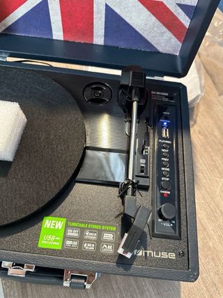 Tocadiscos Muse MT-102 UK, Azul