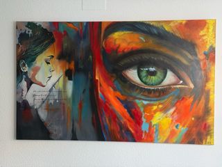 Cuadro Pintura Óleo sobre lienzo