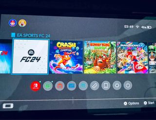 Nintendo Switch OLED Edición Mario Roja con 112gb