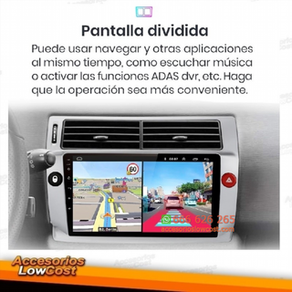 NAVEGADOR CITROEN C4 2 DIN 9" HD GPS ANDROID 11