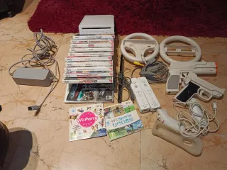 Kit Nintendo Wii con juegos y accesorios