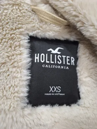 Cazadora Hollister Beige Talla XXS