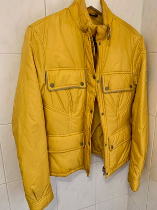 Giacca Belstaff Biker Gialla Taglia 44