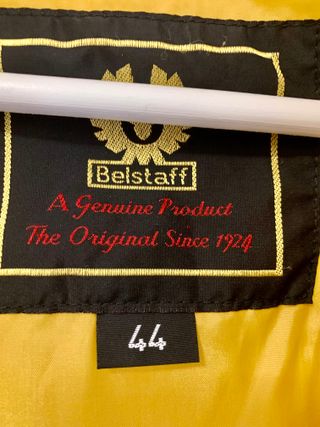 Giacca Belstaff Biker Gialla Taglia 44
