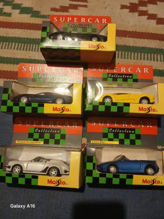 Set 5 modellini Maisto Supercar Collection 1:38