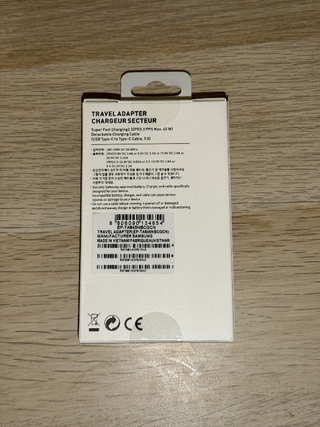 Caricabatterie Samsung 45W Ultra Rapido Originale