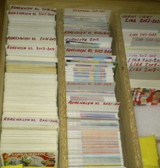 Lote 2000 Cromos Cartas Fútbol Adrenalyn XL Ligas