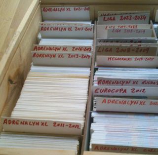 Lote 2000 Cromos Cartas Fútbol Adrenalyn XL Ligas