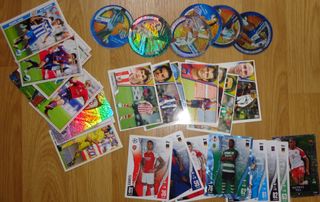 Lote 1.800 Cromos Cartas Fútbol Adrenalyn XL Ligas