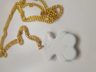 Conjunto de bisutería oso dorado y perlas rio