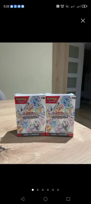 2x Pokémon Prismatic Evolutions Booster inglés