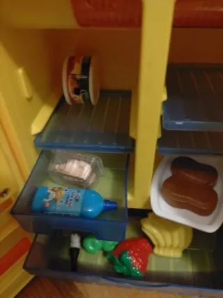 Juego de cocina: Frigorífico, lavadora y café