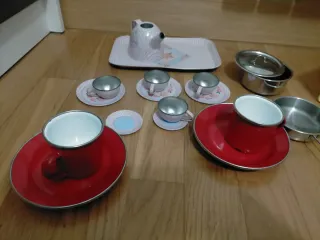 Juego de cocina: Frigorífico, lavadora y café