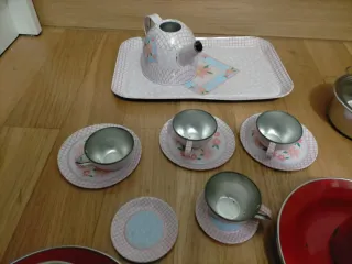 Juego de cocina: Frigorífico, lavadora y café