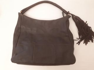 Bolso de piel Abbacino marrón