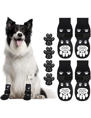 GlasFlength Calcetines Antideslizantes para Perros