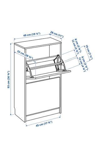 Zapatero IKEA Madera Claro