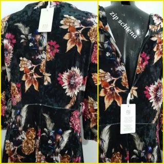 Abito FH Firenze velluto fantasia floreale