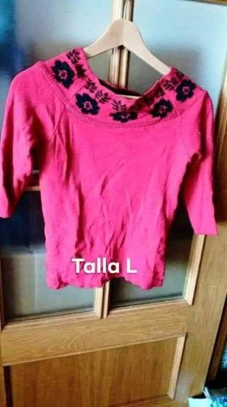 Jersey mujer rayas amarillas y blancas