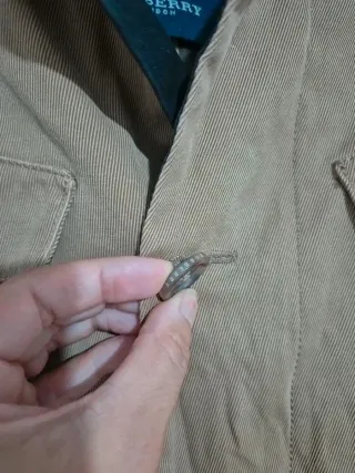 Chaqueta Harrington Burberry Beige Negra