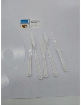 Rybtd 2 Piezas Acrílico Transparente Paleta Pintur