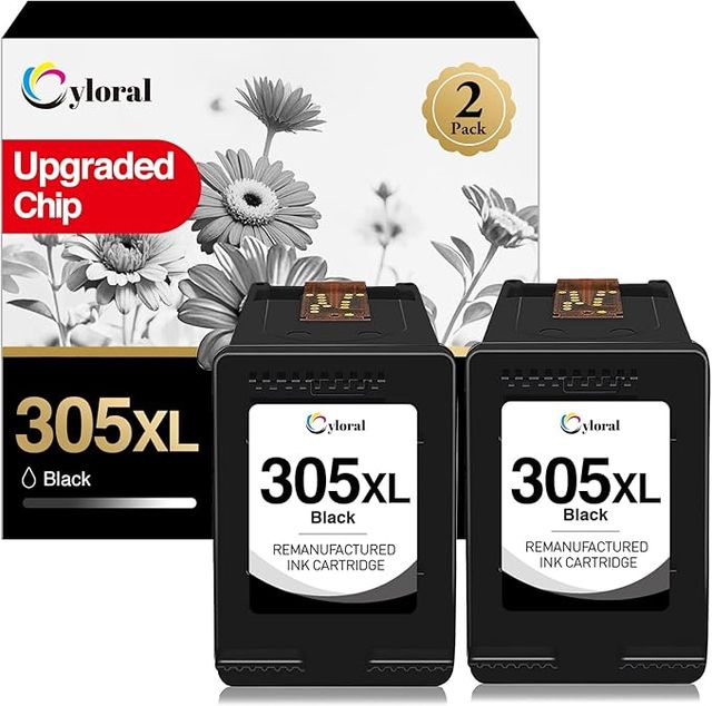 Cyloral 305XL 2x Negro Tinta HP DeskJet 2820e