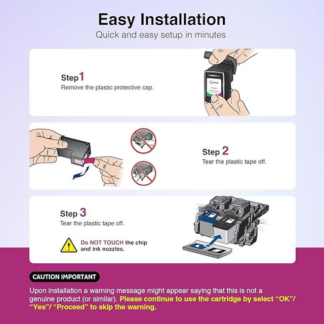 Cyloral 305XL 2x Negro Tinta HP DeskJet 2820e