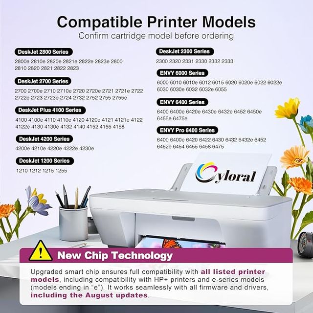 Cyloral 305XL 2x Negro Tinta HP DeskJet 2820e