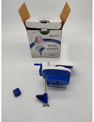 Knit Pro manivela de Punta de Bola, Blanco